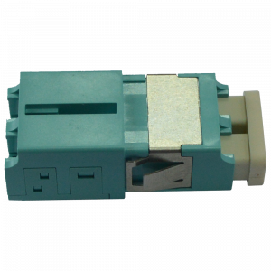 LANMASTER LC optical adapter, with shutters, SC form factor, duplex